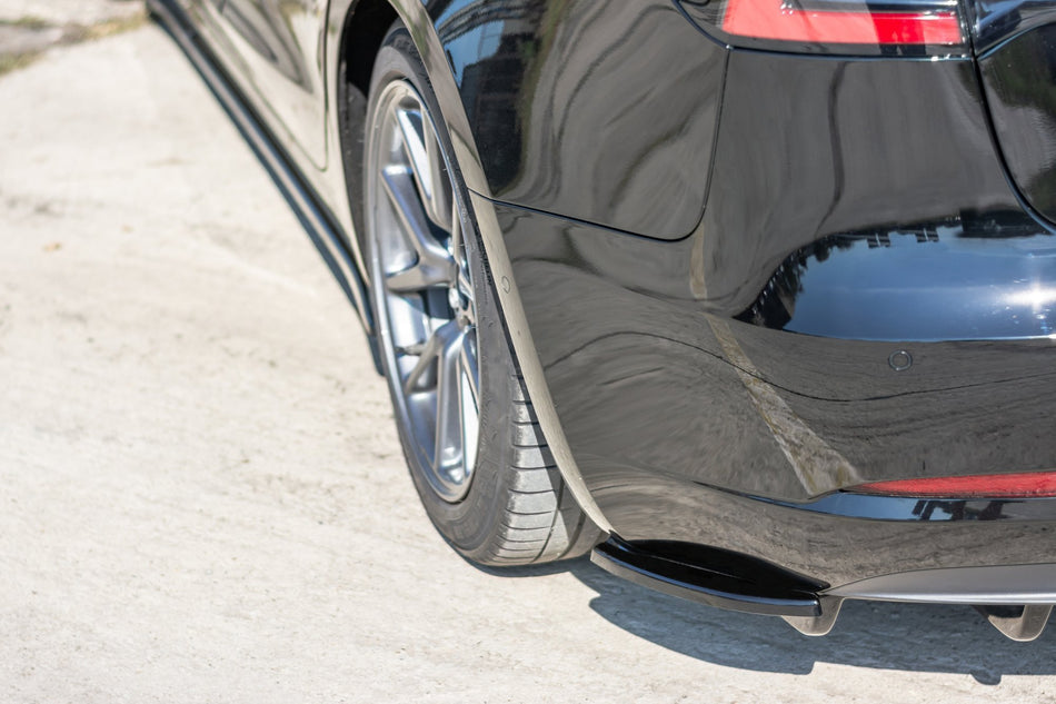 Rear Side Splitters suitable for Tesla Model 3