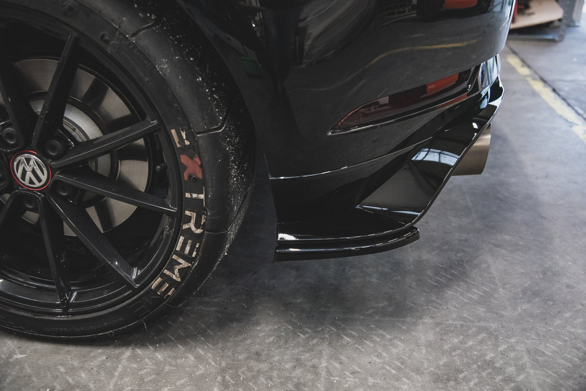 Rear Side Splitters suitable for VW Golf 7 GTI TCR