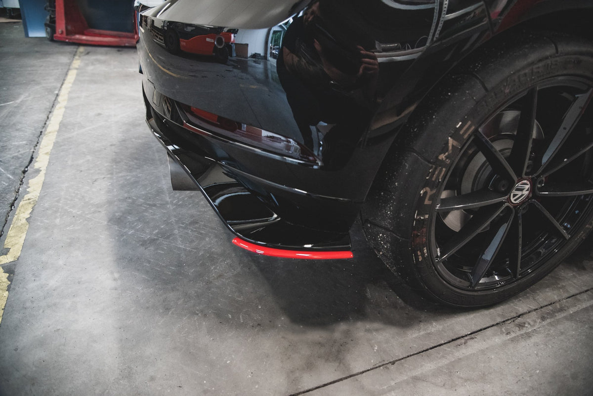 Rear Side Splitters suitable for VW Golf 7 GTI TCR