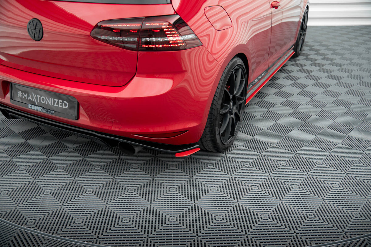 Rear Side Splitters suitable for Volkswagen Golf GTI Clubsport Mk7