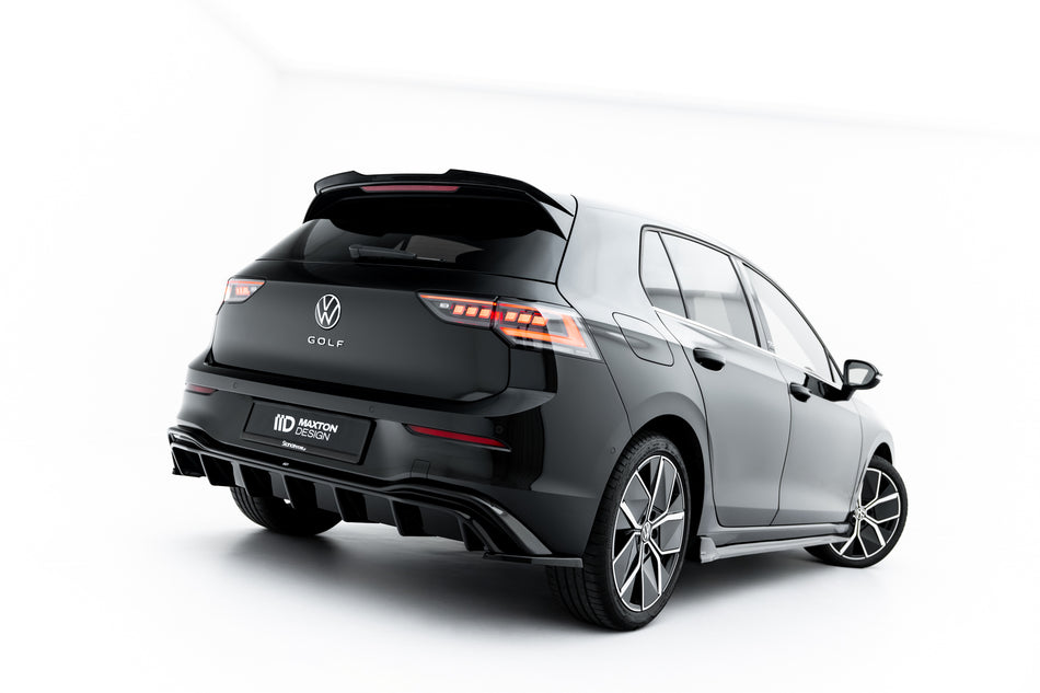 Rear Side Splitters suitable for Volkswagen Golf Hatchback Mk8 Facelift  Fits only with :   VW-GO-8-RS1G