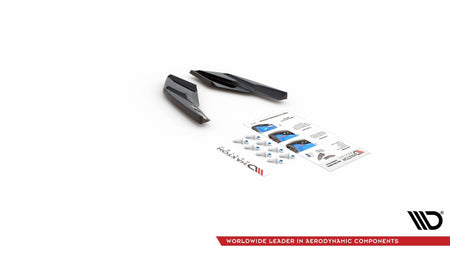 Rear Side Splitters suitable for Volkswagen Golf Hatchback Mk8  The product fits only with rear valance VW-GO-8-RS1!
