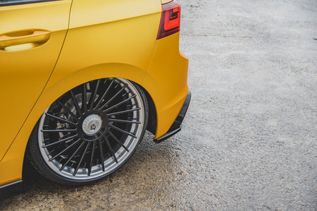 Rear Side Splitters suitable for Volkswagen Golf Hatchback Mk8  The product fits only with rear valance VW-GO-8-RS1!