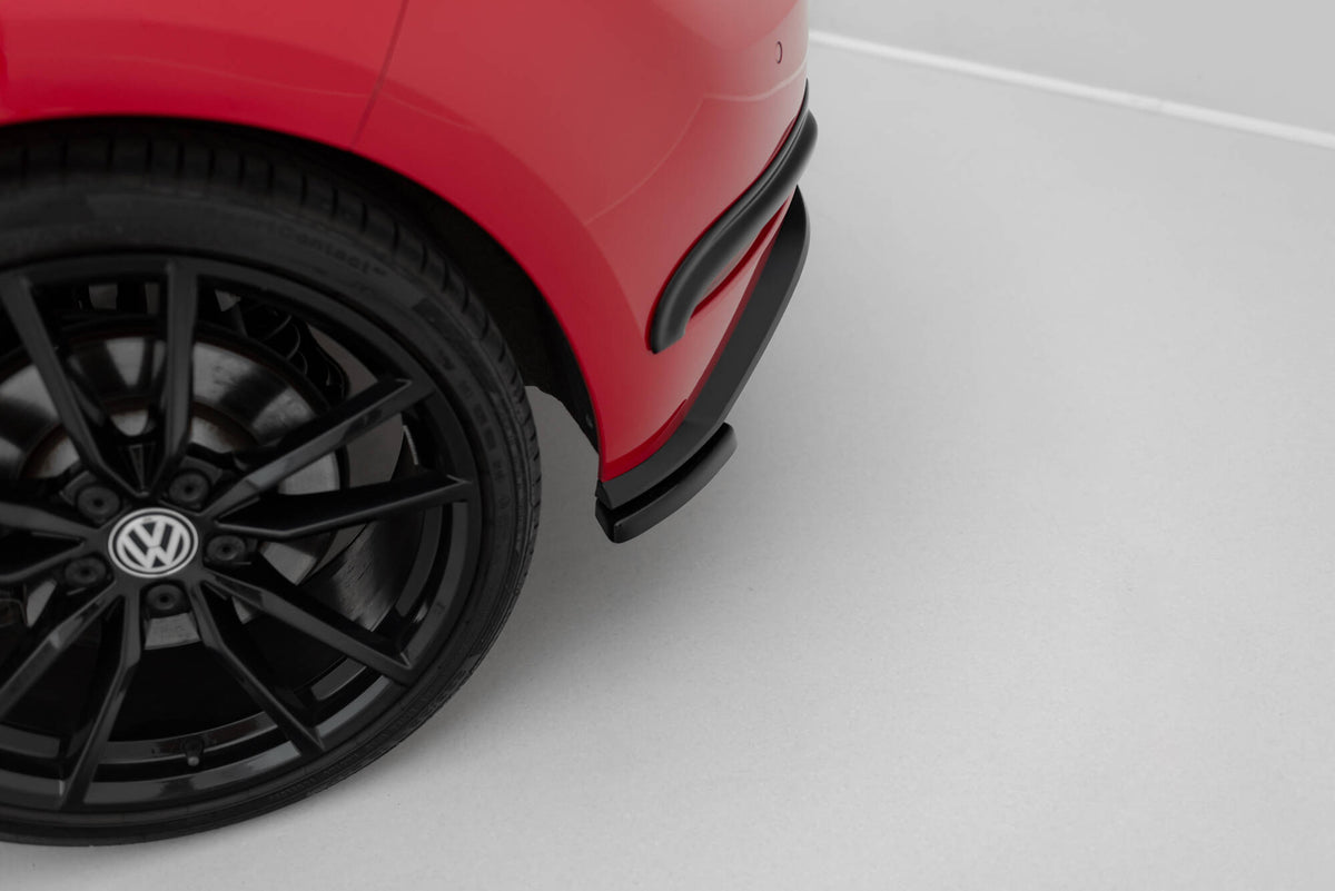 Rear Side Splitters suitable for Volkswagen Golf Hatchback R / R-Line Mk7 Facelift