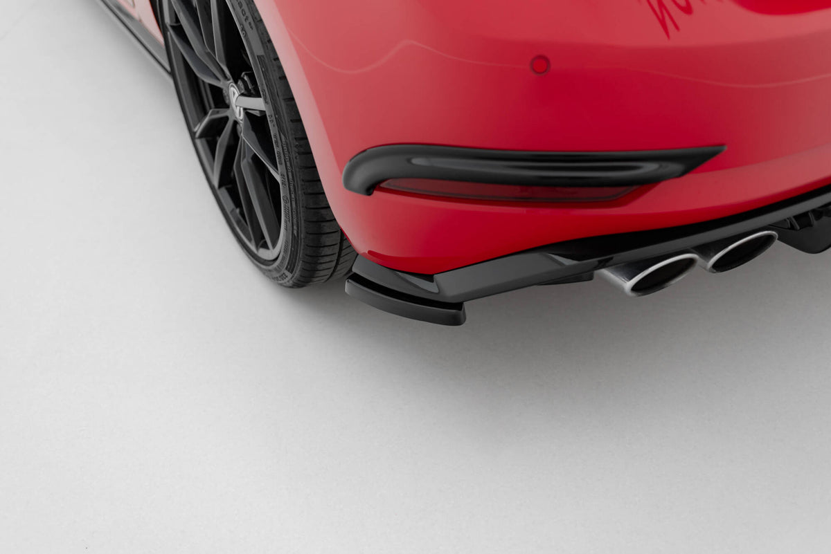 Rear Side Splitters suitable for Volkswagen Golf Hatchback R / R-Line Mk7 Facelift