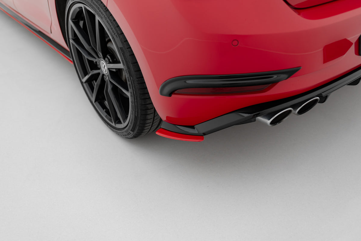 Rear Side Splitters suitable for Volkswagen Golf Hatchback R / R-Line Mk7 Facelift