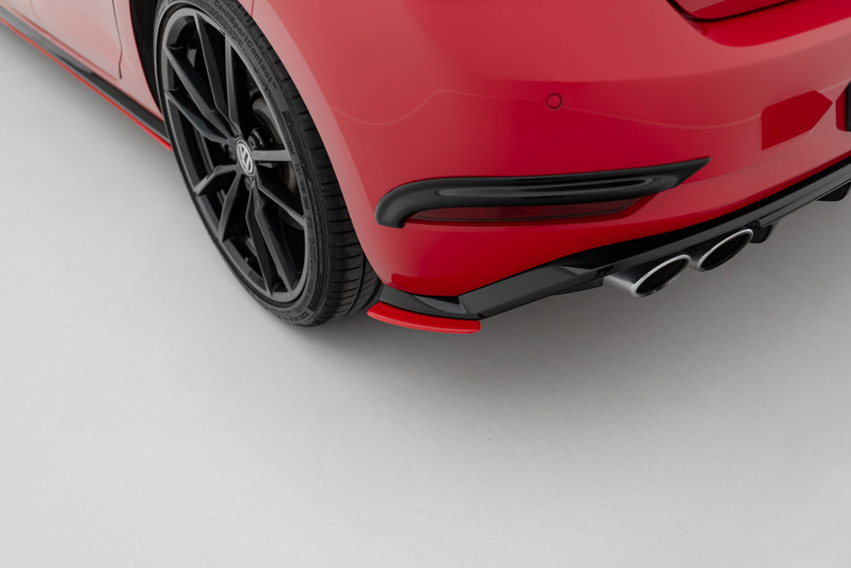 Rear Side Splitters suitable for Volkswagen Golf Hatchback R / R-Line Mk7 Facelift