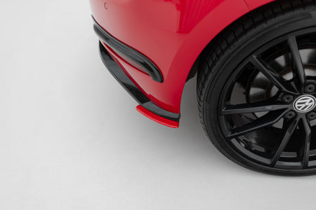 Rear Side Splitters suitable for Volkswagen Golf Hatchback R / R-Line Mk7 Facelift