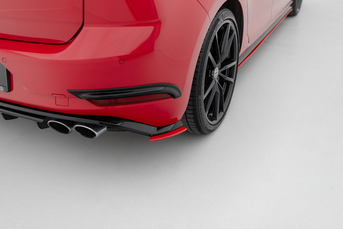 Rear Side Splitters suitable for Volkswagen Golf Hatchback R / R-Line Mk7 Facelift