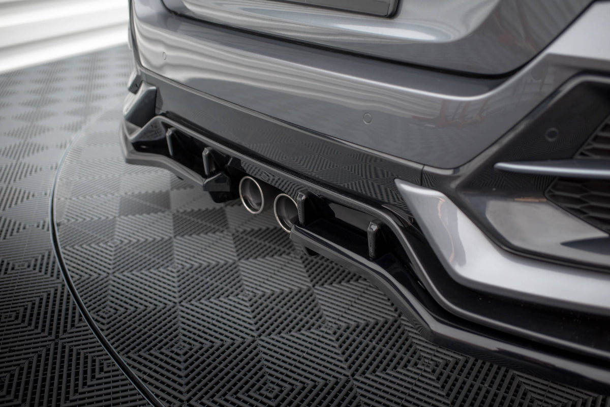 Rear Splitter V.1 (with vertical bars) suitable for Honda Civic Sport Mk 10 Facelift