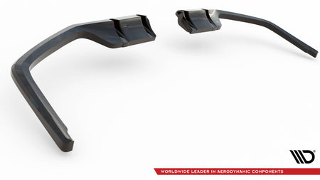 Rear Splitter V.1 (with vertical bars) suitable for Honda Civic Sport Mk 10 Facelift