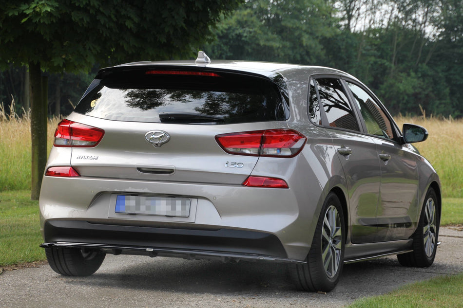 Rear Splitter (WITH VERTICAL BARS) suitable for Hyundai I30 MK3 HATCHBACK