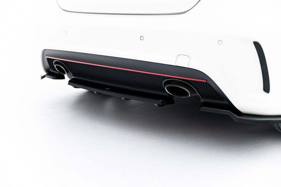 Rear Splitter (WITH VERTICAL BARS) suitable for Mercedes-BENZ W176 AMG-LINE PREFACE