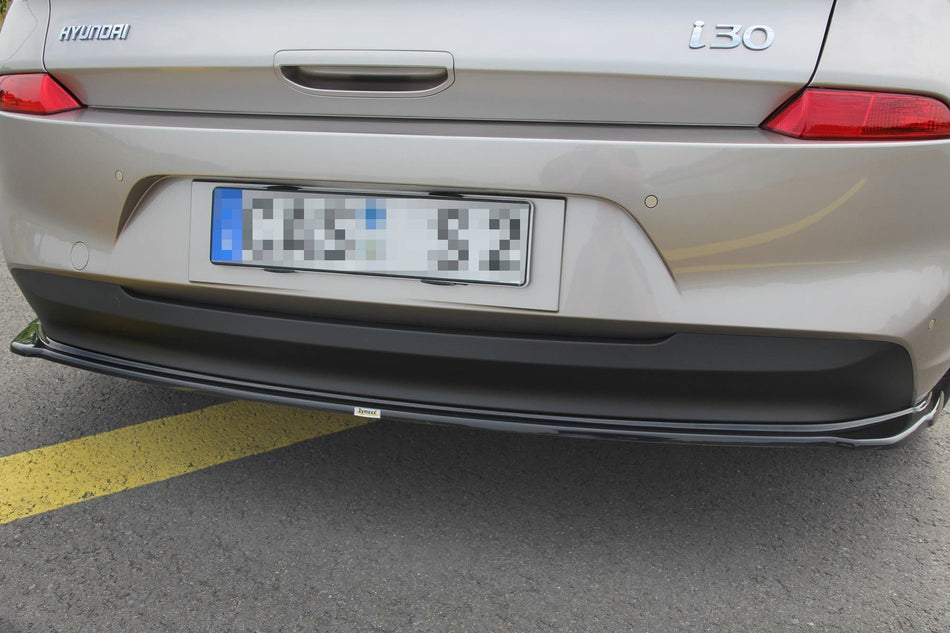 Rear Splitter (WITHOUT VERTICAL BARS) suitable for Hyundai I30 MK3 HATCHBACK