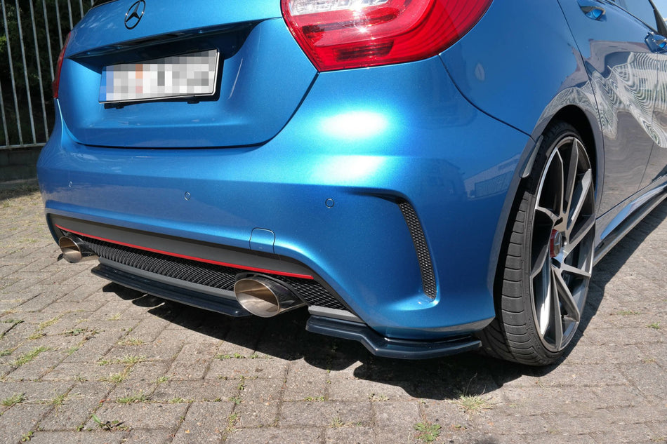 Rear Splitter (WITHOUT VERTICAL BARS) suitable for Mercedes-BENZ W176 AMG-LINE PREFACE