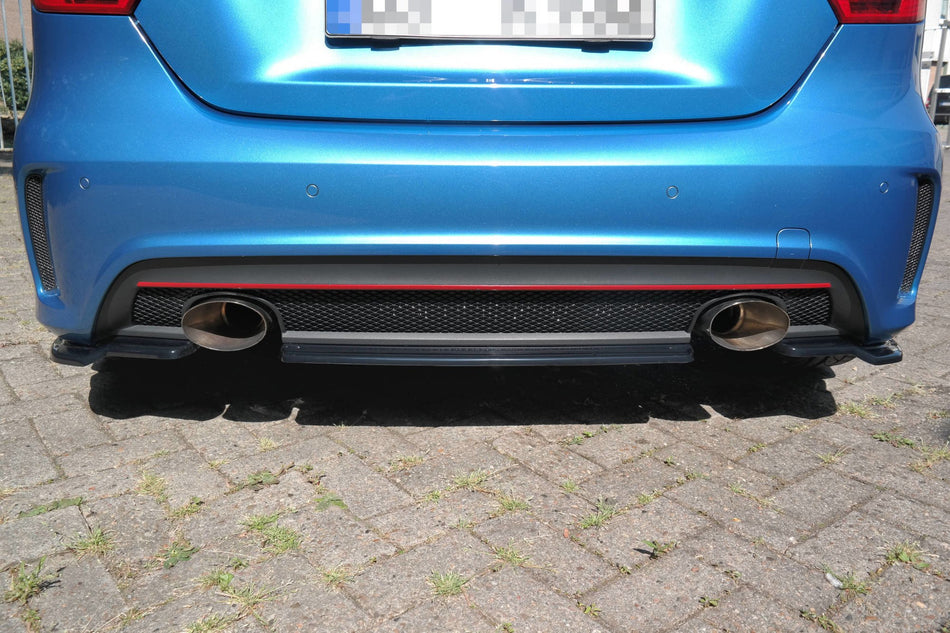 Rear Splitter (WITHOUT VERTICAL BARS) suitable for Mercedes-BENZ W176 AMG-LINE PREFACE