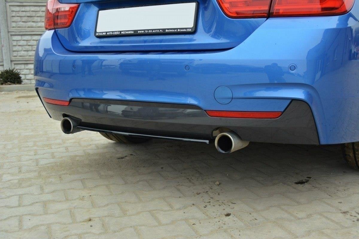 Rear Splitter for suitable for BMW 4 Coupe / Gran Coupe / Cabrio M-Pack F32 / F36 / F33 (without vertical bars)