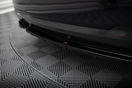 Rear Splitter for suitable for BMW 5 M-Pack Sedan/Touring F10/F11 (fits two single exhaust ends)
