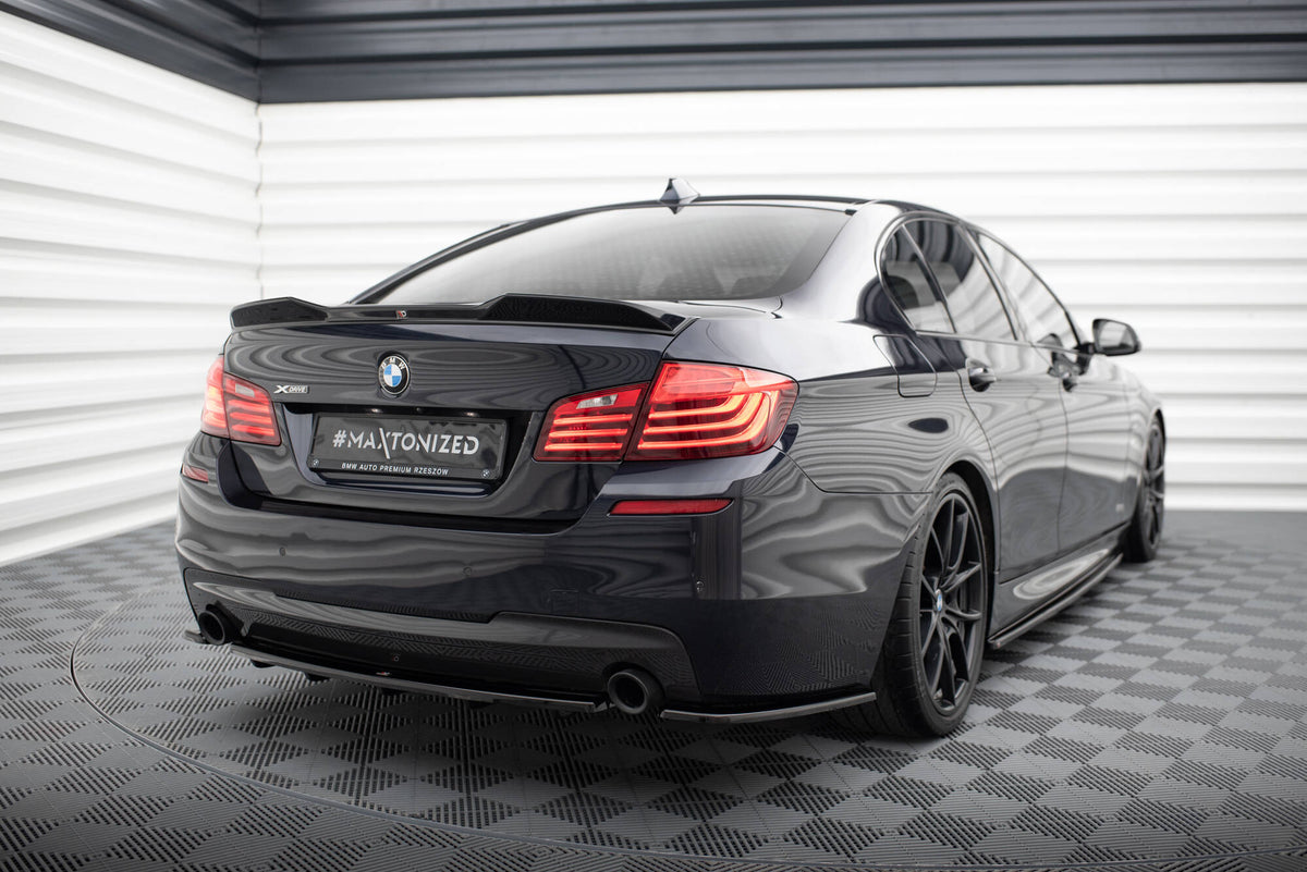 Rear Splitter for suitable for BMW 5 M-Pack Sedan/Touring F10/F11 (fits two single exhaust ends)