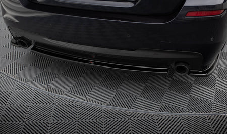 Rear Splitter for suitable for BMW 5 M-Pack Sedan/Touring F10/F11 (fits two single exhaust ends)