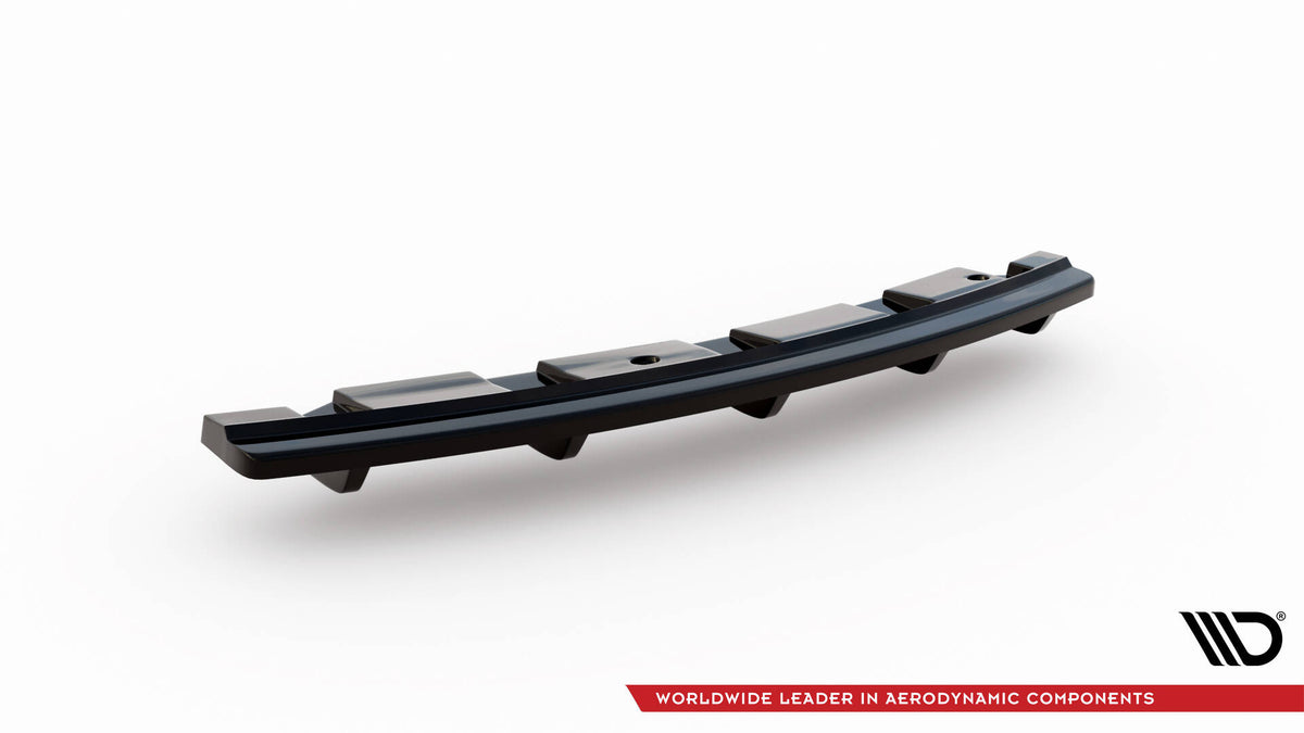 Rear Splitter for suitable for BMW 5 M-Pack Sedan/Touring F10/F11 (fits two single exhaust ends)