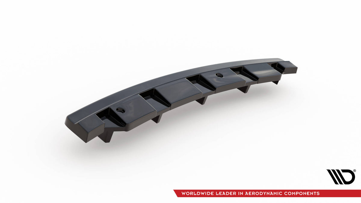 Rear Splitter for suitable for BMW 5 M-Pack Sedan/Touring F10/F11 (fits two single exhaust ends)