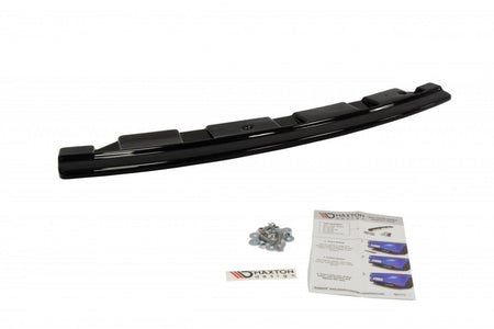 Rear Splitter for suitable for BMW 5 M-Pack Sedan/Touring F10/F11 - without vertical bars (fits two double exhaust ends)