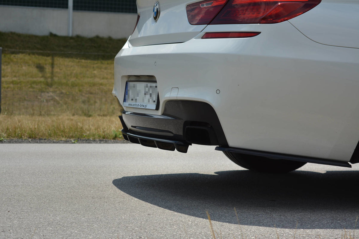 Rear Splitter for suitable for BMW 6 Gran Coupé MPACK (with a vertical bar)
