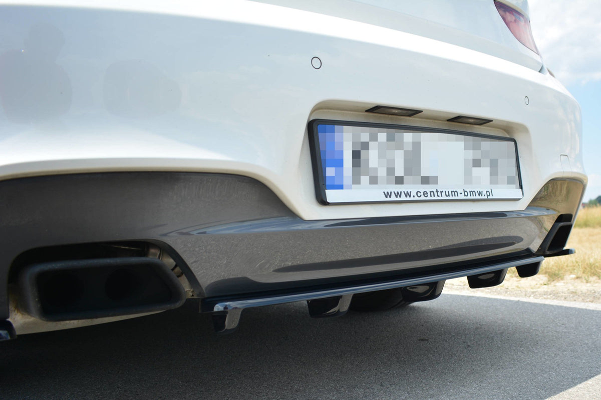 Rear Splitter for suitable for BMW 6 Gran Coupé MPACK (with a vertical bar)