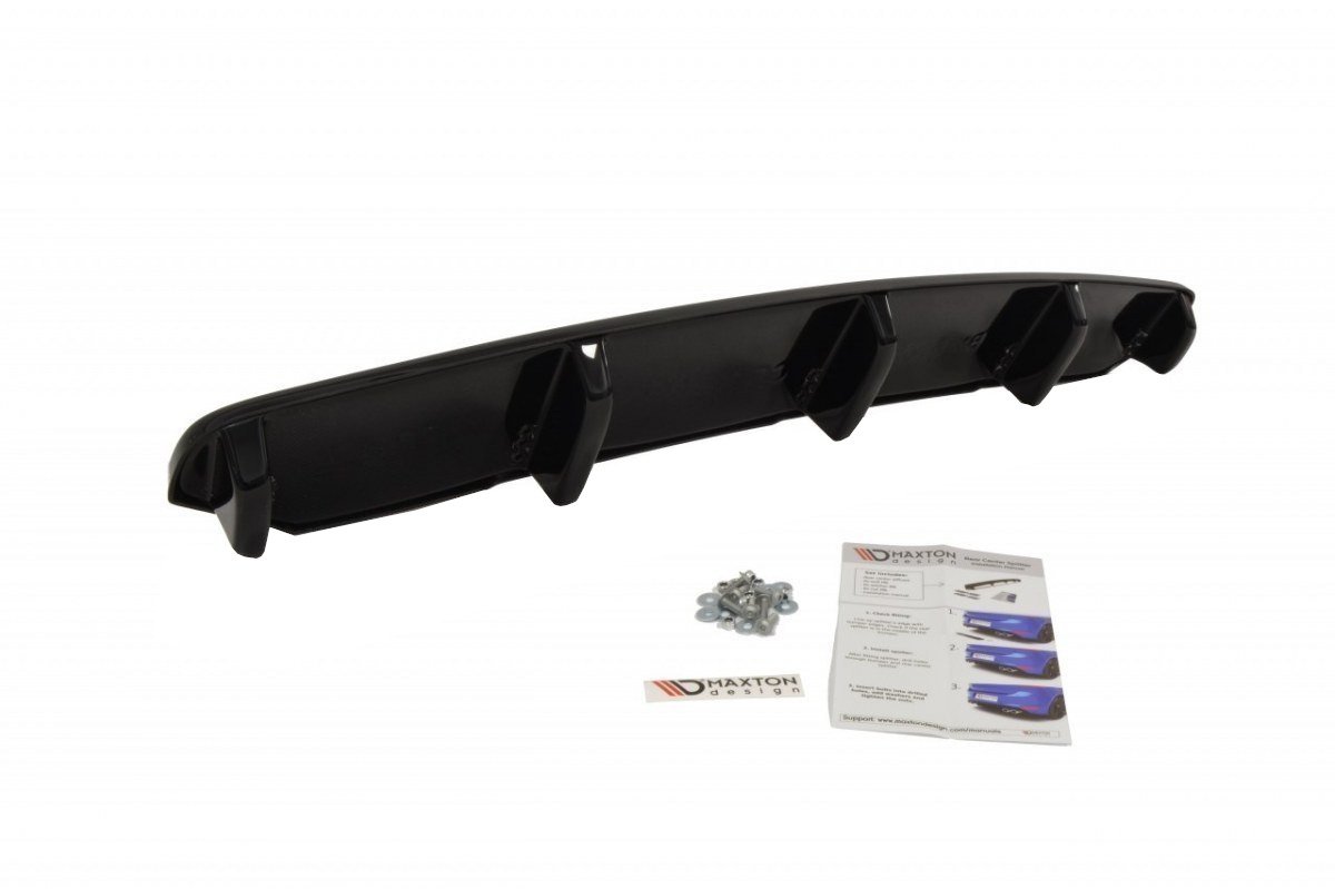 Rear Splitter for suitable for BMW 6 Gran Coupé MPACK (with a vertical bar)