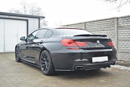 Rear Splitter for suitable for BMW 6 Gran Coupé MPACK (with a vertical bar)