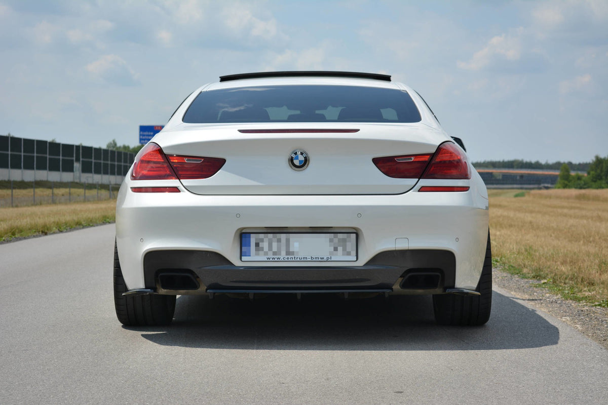 Rear Splitter for suitable for BMW 6 Gran Coupé MPACK (with a vertical bar)