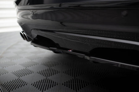 Rear Splitter for suitable for BMW X4 M-PACK (with a vertical bar)