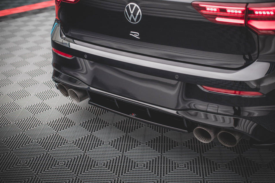 Rear Splitter for suitable for Volkswagen Golf R Hatchback Mk8 / Mk8 Facelift
