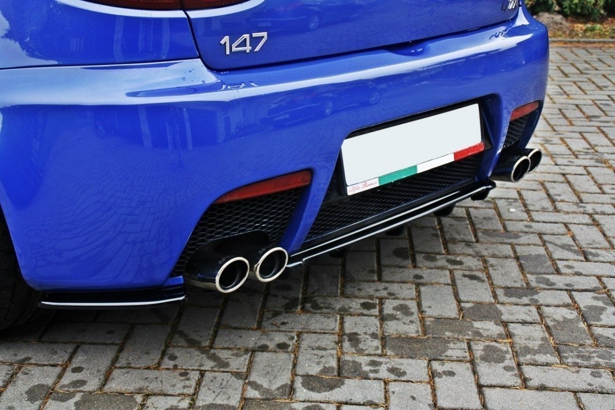 Rear Splitter suitable for Alfa Romeo 147 GTA (with vertical bars)