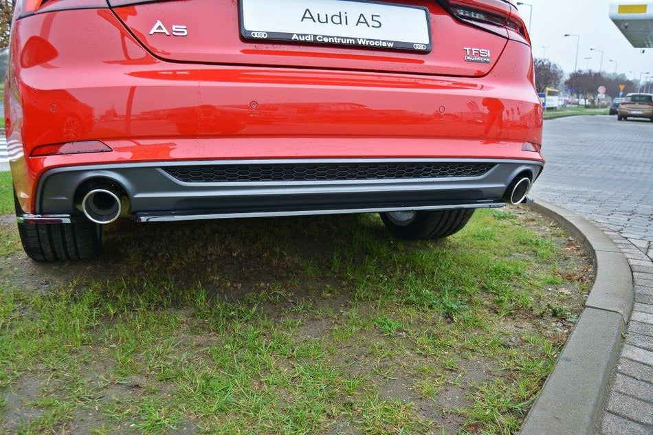 Rear Splitter suitable for Audi A5 F5 S-Line (without vertical bars)