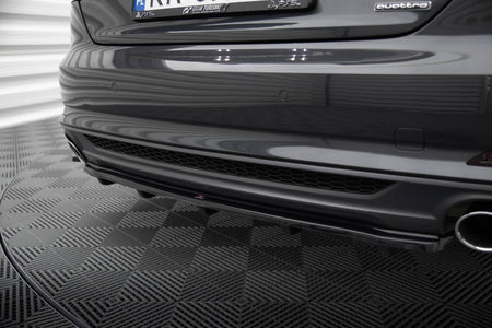 Rear Splitter suitable for Audi A5 S-Line F5 Coupe / Sportback (with vertical bars)