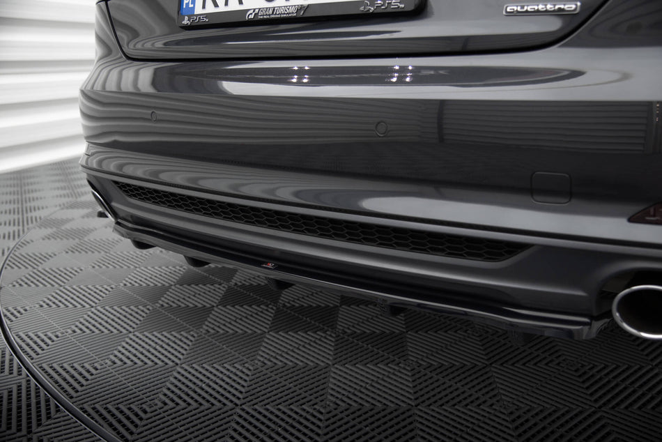 Rear Splitter suitable for Audi A5 S-Line F5 Coupe / Sportback (with vertical bars)