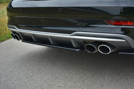 Rear Splitter suitable for Audi S3 8V FL Hatchback / Sportback / Sedan