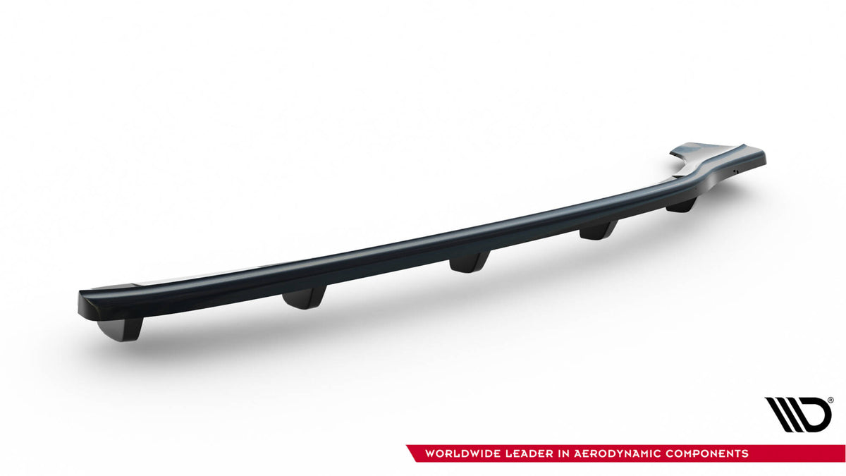 Rear Splitter suitable for BMW 3 E46 MPACK COUPE (with vertical bars)