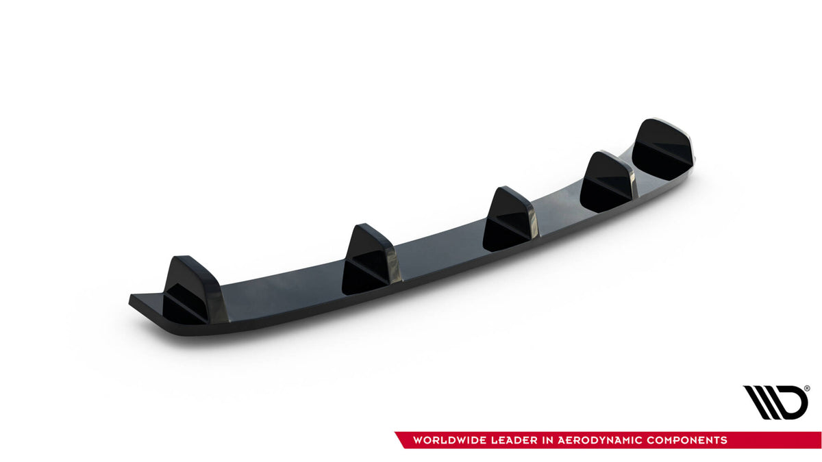 Rear Splitter suitable for BMW 3 E46 MPACK COUPE (with vertical bars)
