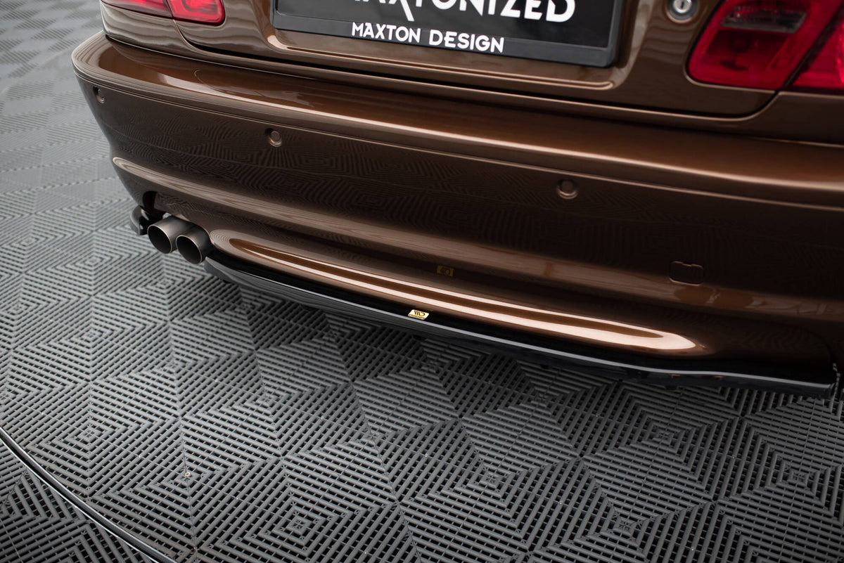 Rear Splitter suitable for BMW 3 E46 MPACK COUPE (with vertical bars)
