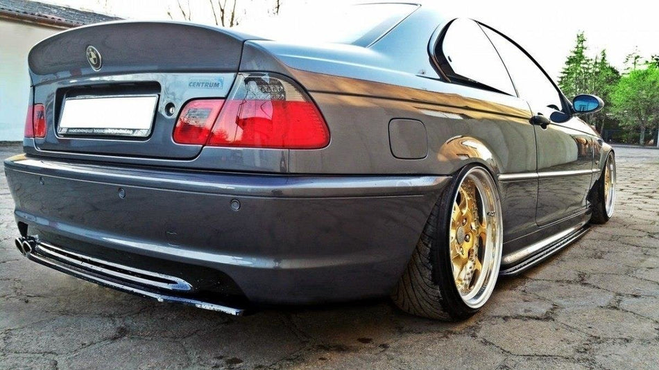 Rear Splitter suitable for BMW 3 E46 MPACK COUPE (without vertical bars)