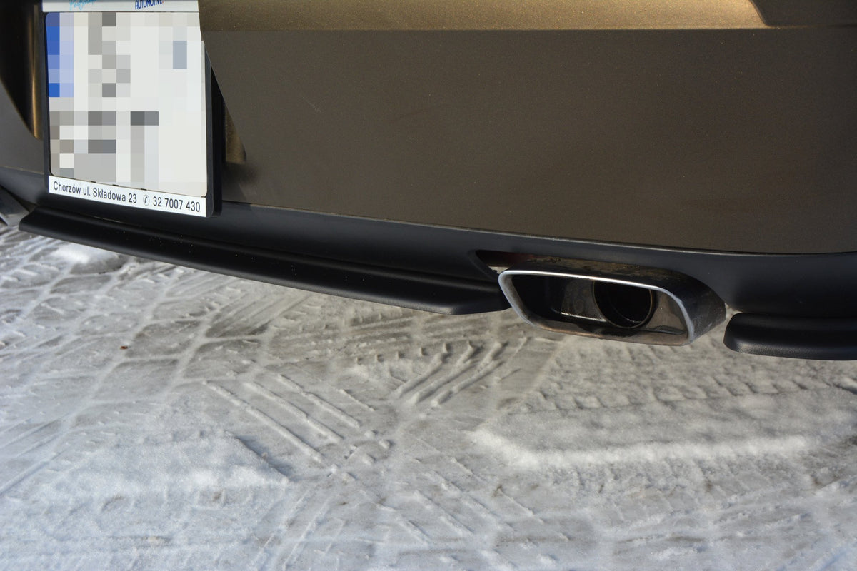 Rear Splitter suitable for Dodge CHALLENGER MK3. PHASE-I SRT8 COUPE (without vertical bars)