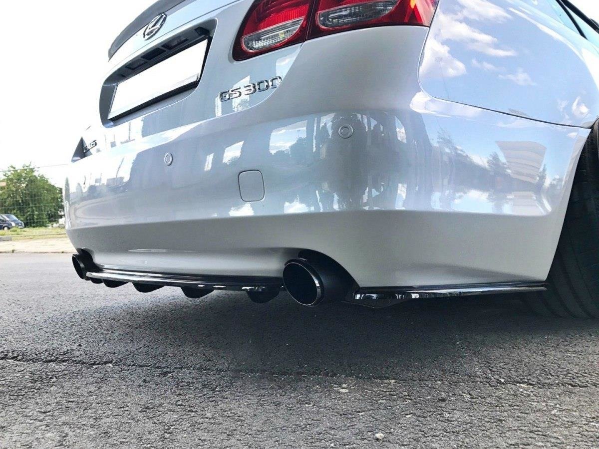 Rear Splitter suitable for Lexus GS 300 Mk3 Facelift (with vertical bars)