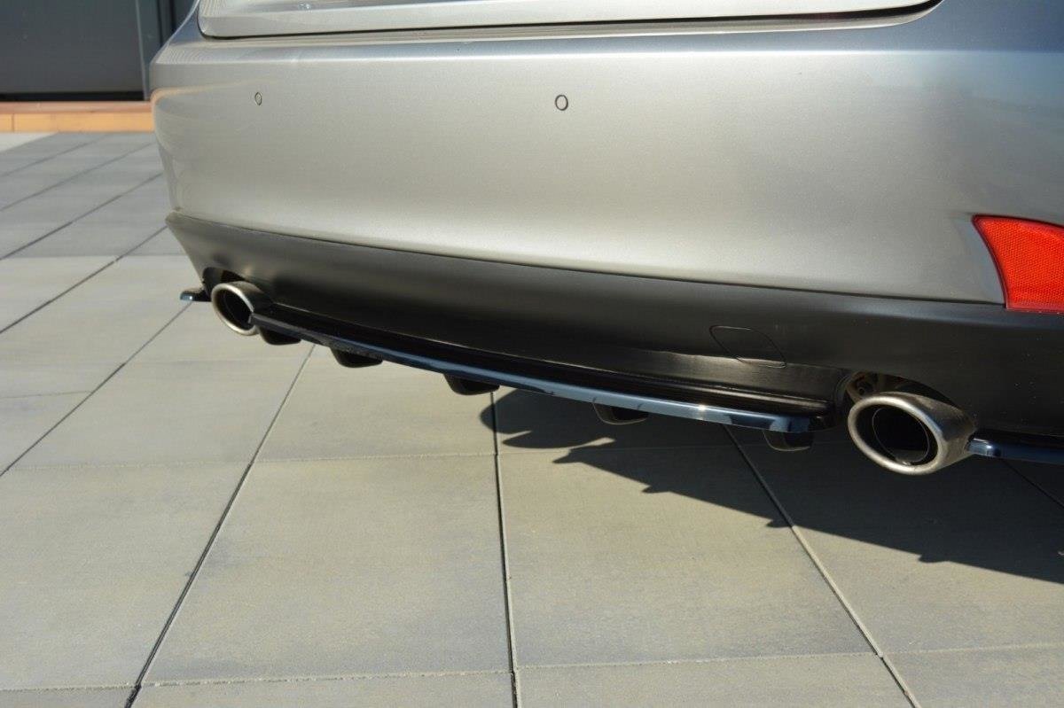 Rear Splitter suitable for Lexus IS Mk3 T (with vertical bars)
