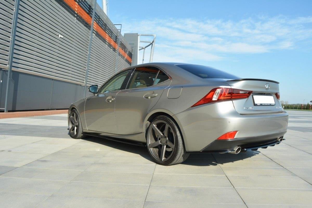 Rear Splitter suitable for Lexus IS Mk3 T (with vertical bars)