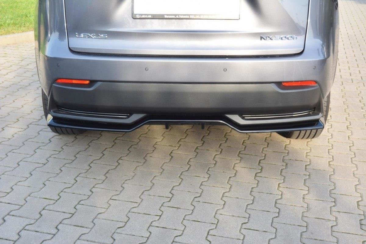 Rear Splitter suitable for Lexus NX Mk1 H (with vertical bars)