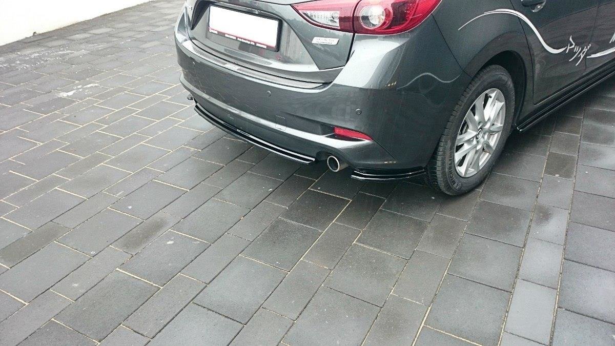 Rear Splitter suitable for Mazda 3 BM (Mk3) Facelift (without vertical bars)