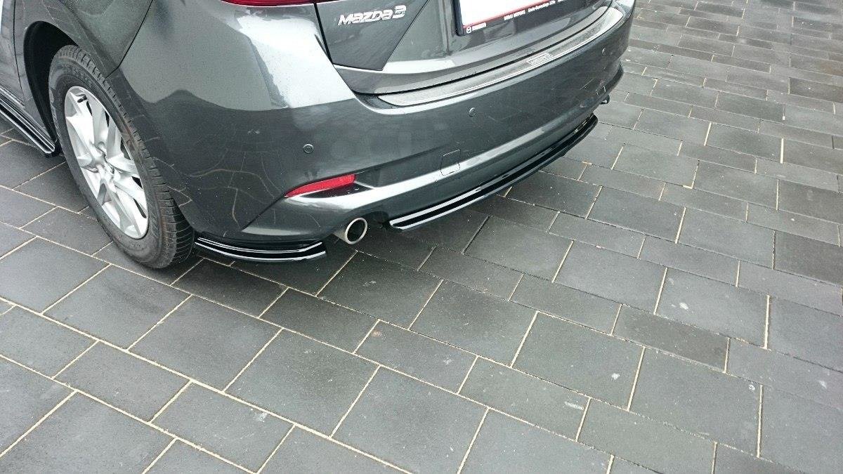 Rear Splitter suitable for Mazda 3 BM (Mk3) Facelift (without vertical bars)